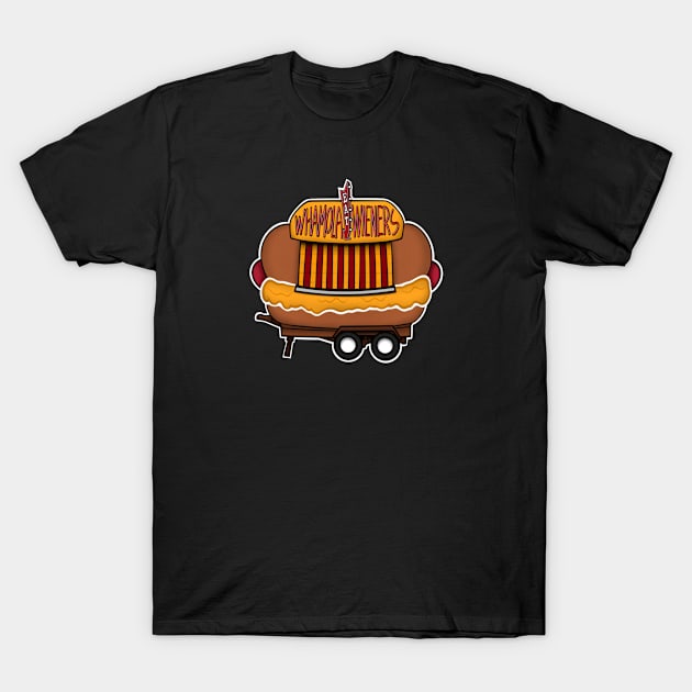 Whamola Wieners T-Shirt by JGOBLICK.ART